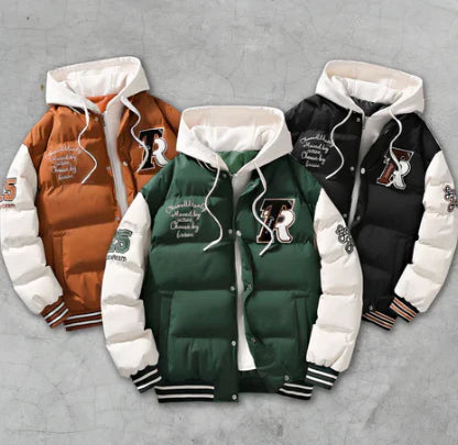 Nilo Bomberjack – Moderne Herenjas met Verwijderbare Capuchon