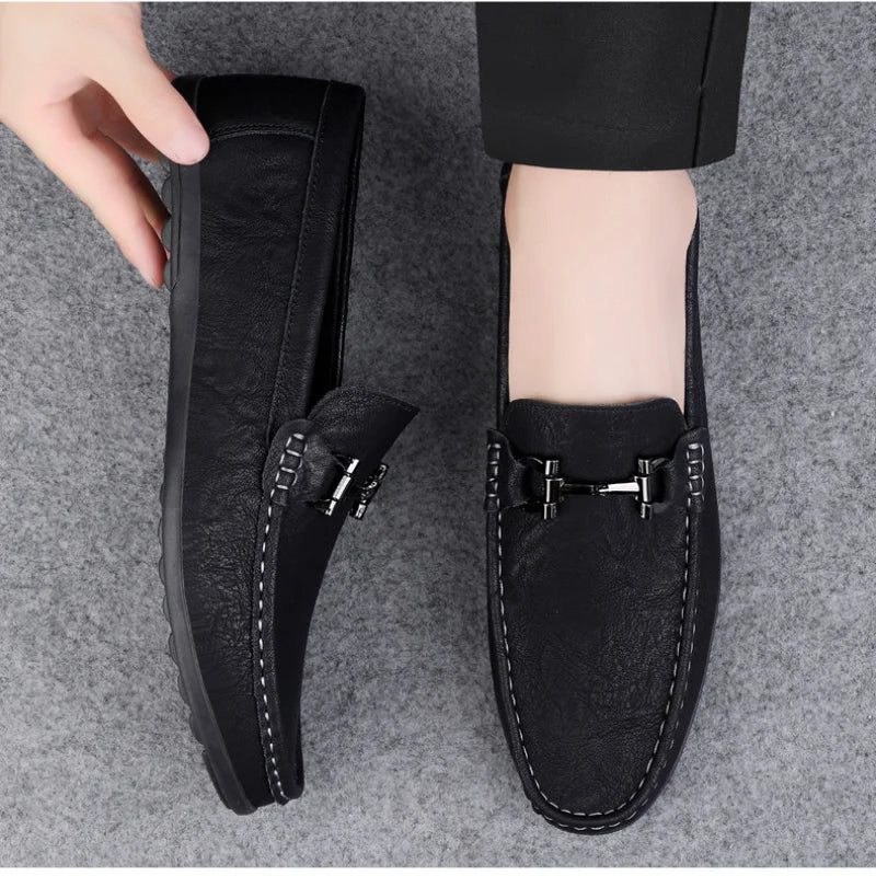 Sylvianor Leren Loafers – Elegante Heren Schoenen van Volnerfleer