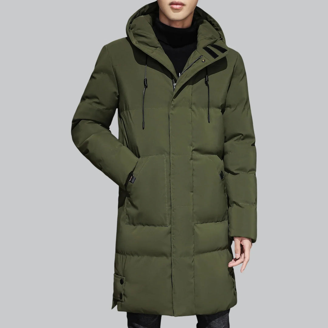 Sarvyn Lange Parka – Luxe Winterjas met Water- en Winddichte Bescherming