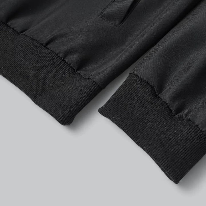 Malrick Lichtgewicht Harrington Jas – Tijdloos Zwart Herenjasje