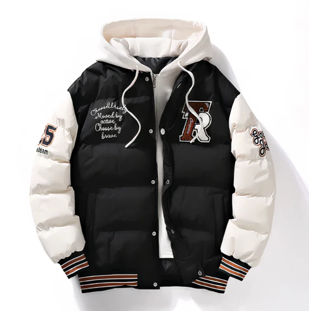 Nilo Bomberjack – Moderne Herenjas met Verwijderbare Capuchon