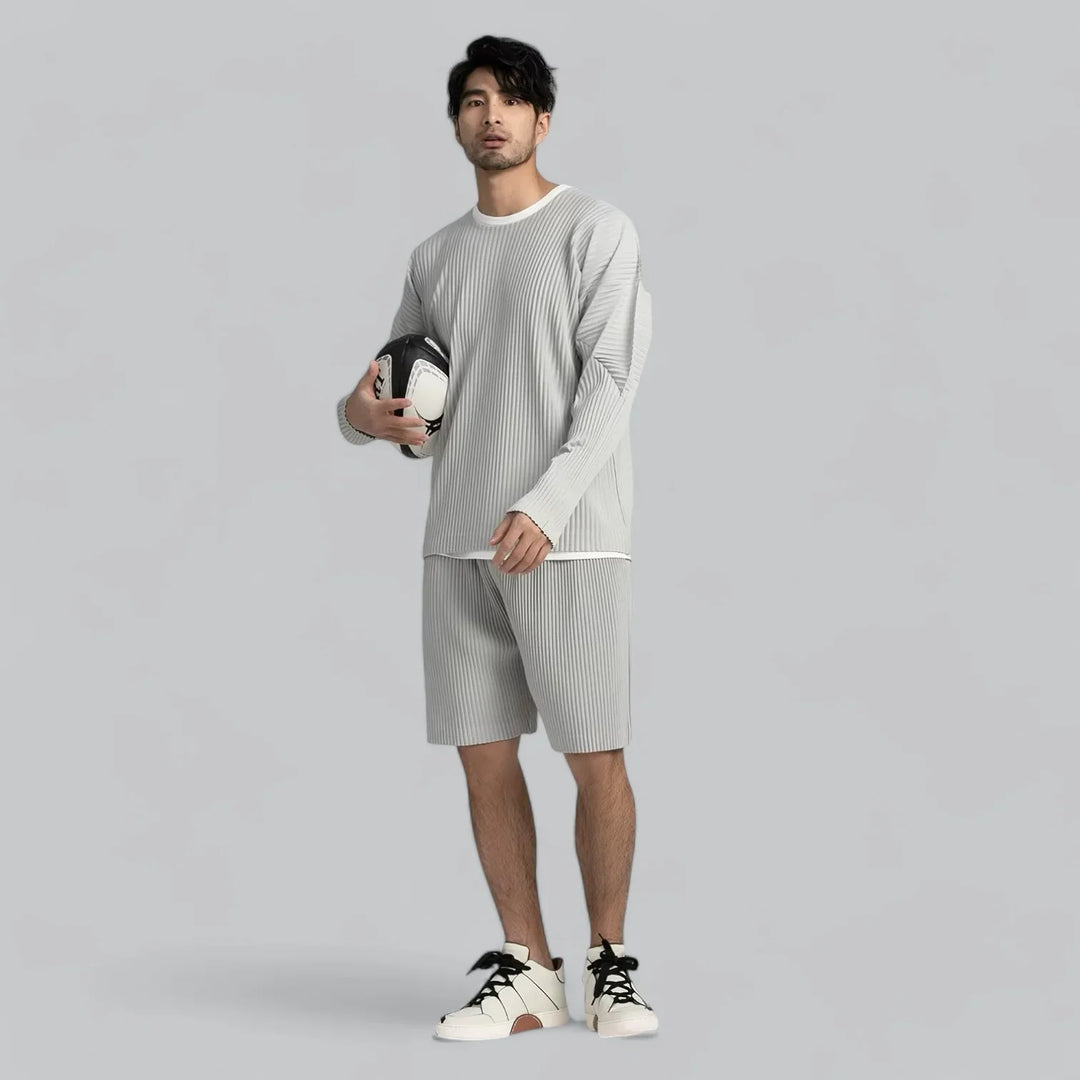 Velamir Ribbed Pleated Trui – Luxe Comfort met Tijdloze Stijl