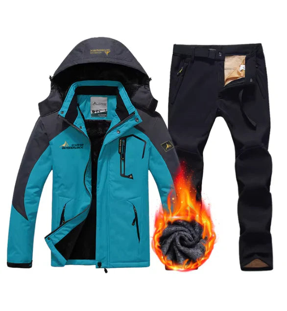 Brennick Ski-Set – Waterdichte Heren Ski Outfit met Isolerende Binnenlaag