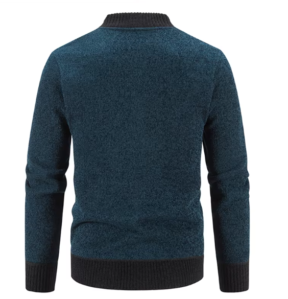 Sebastian – Warme Gebreide Sweaterjas voor Heren