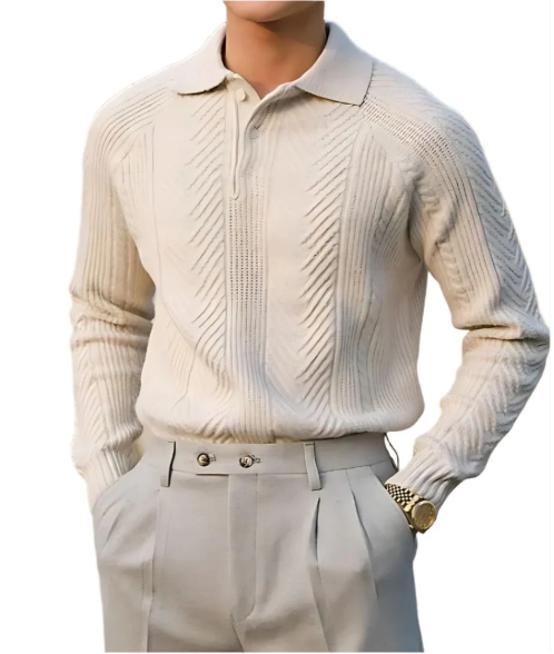 Alban Herentrui – Warme Comfortabele Gebreide Trui voor de Winter