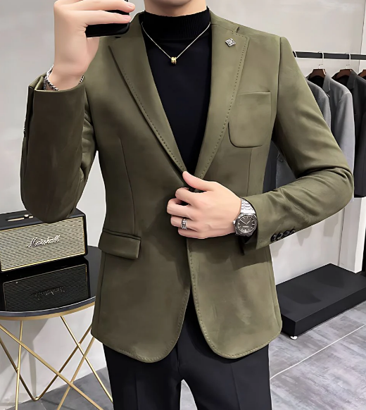 Alaric Blazerjas – Stijlvolle Comfortabele Herenjas voor de Winter