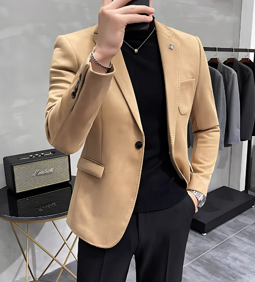 Alaric Blazerjas – Stijlvolle Comfortabele Herenjas voor de Winter