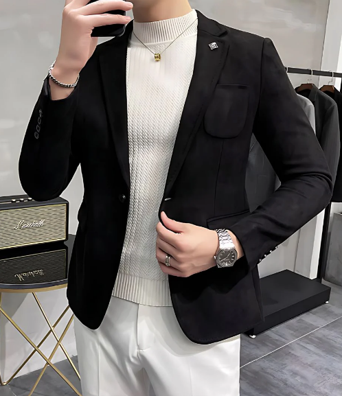 Alaric Blazerjas – Stijlvolle Comfortabele Herenjas voor de Winter