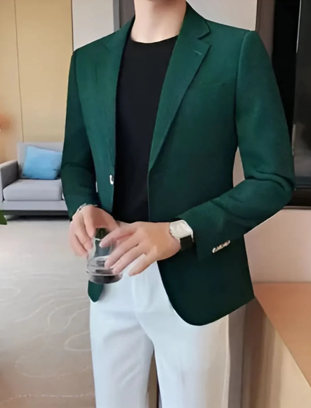 Corvin Kostuumjas – Stijlvolle Comfortabele Herenjas voor Formele Gelegenheden