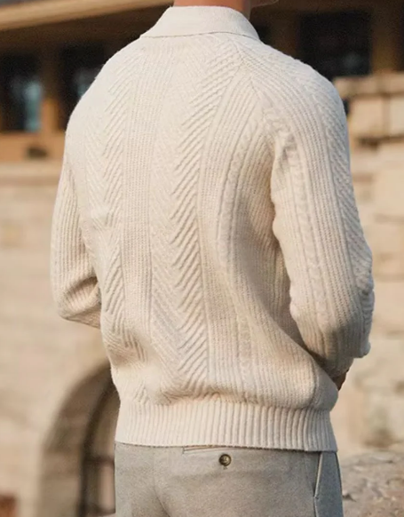 Alban Herentrui – Warme Comfortabele Gebreide Trui voor de Winter