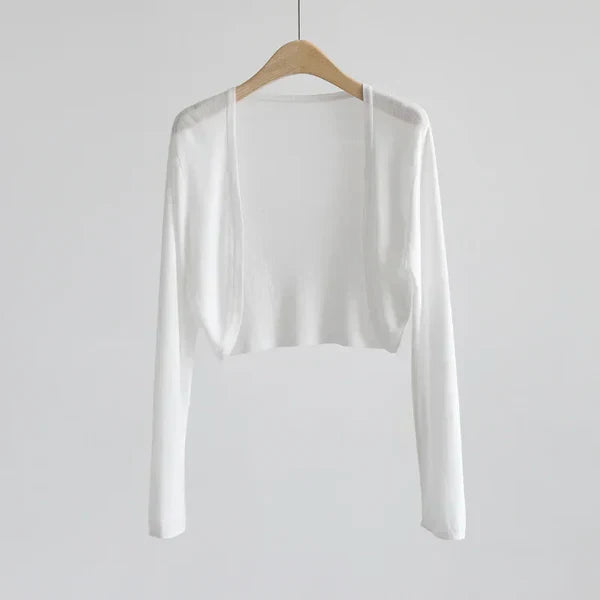 Marella Cropped Cardigan – Elegante Dames Bolero met Lange Mouwen