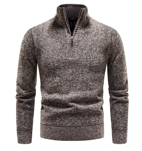 Caius Trui – Stijlvolle Comfortabele Heren Trui met Halve Rits