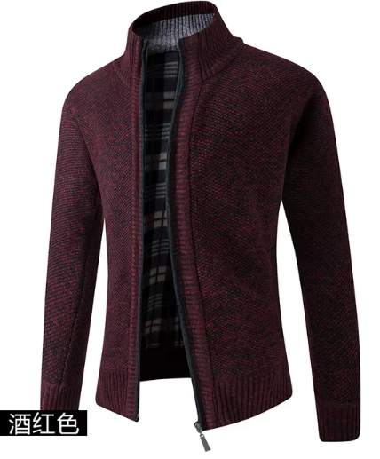 Caius Trui – Stijlvolle Comfortabele Heren Trui met Halve Rits