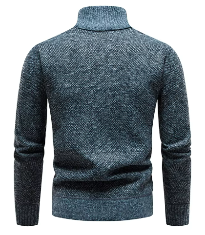 Caius Trui – Stijlvolle Comfortabele Heren Trui met Halve Rits