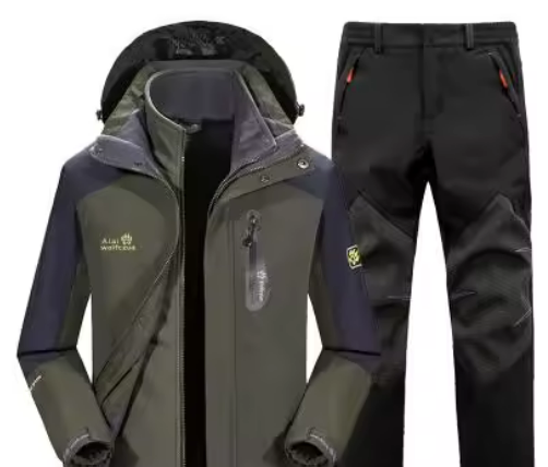 Aldric Outdoor Set – Stijlvolle Heren Outdoor Outfit met Isolerende Voering