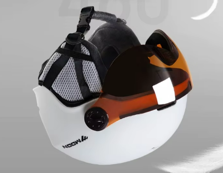 Moderne Severus Skihelm met Geïntegreerd Vizier