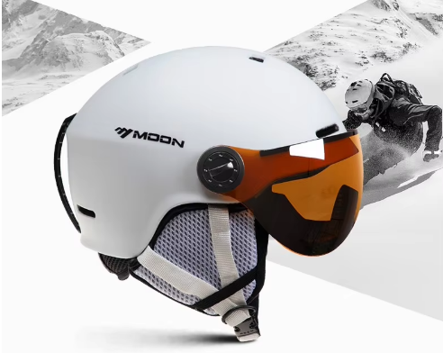 Moderne Severus Skihelm met Geïntegreerd Vizier