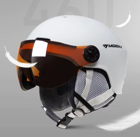 Moderne Severus Skihelm met Geïntegreerd Vizier