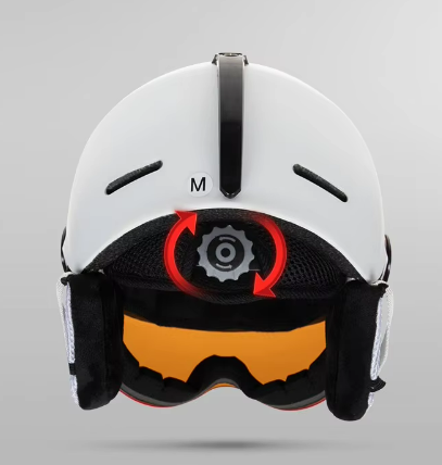 Moderne Severus Skihelm met Geïntegreerd Vizier