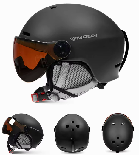 Moderne Severus Skihelm met Geïntegreerd Vizier