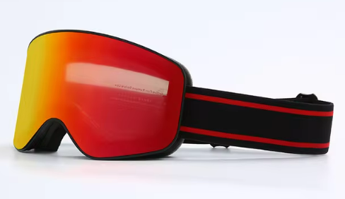 Straton Skibril – Stijlvolle Skibril met UV-Bescherming en Panoramisch Zicht voor Wintersport