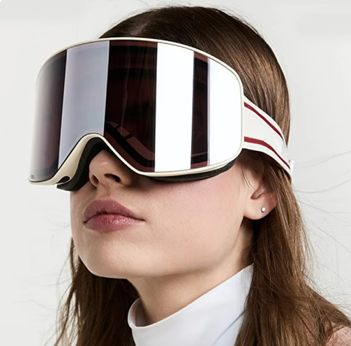 Straton Skibril – Stijlvolle Skibril met UV-Bescherming en Panoramisch Zicht voor Wintersport