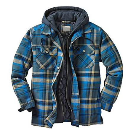 Davor Herenjas – Geruite Jas met Warme Voering en Capuchon