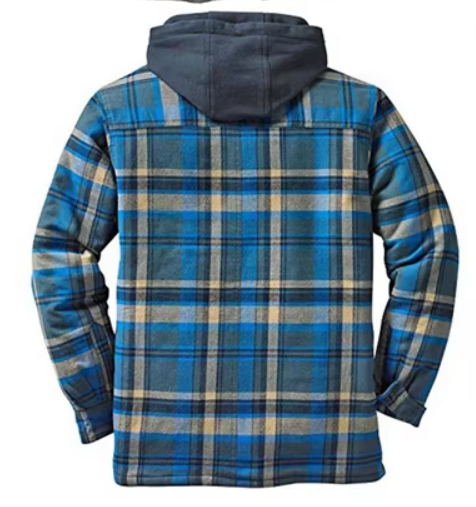 Davor Herenjas – Geruite Jas met Warme Voering en Capuchon