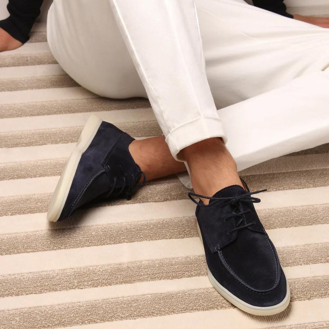 Witold – Premium Leren Loafers Met Veters Voor Heren