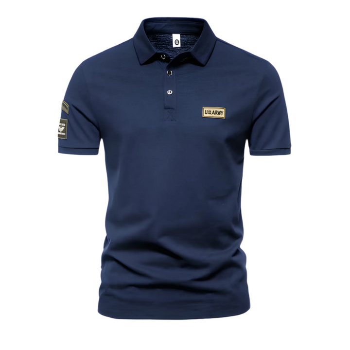 Leroy – Militaire Heren Polo met Korte Mouwen voor een Stoere Look