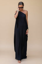 Calyra | Robe Caftan Fluide Asymétrique