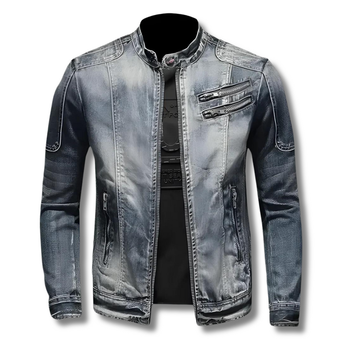 Roy – Retro Zomer Spijkerjack voor Heren met Vintage Look