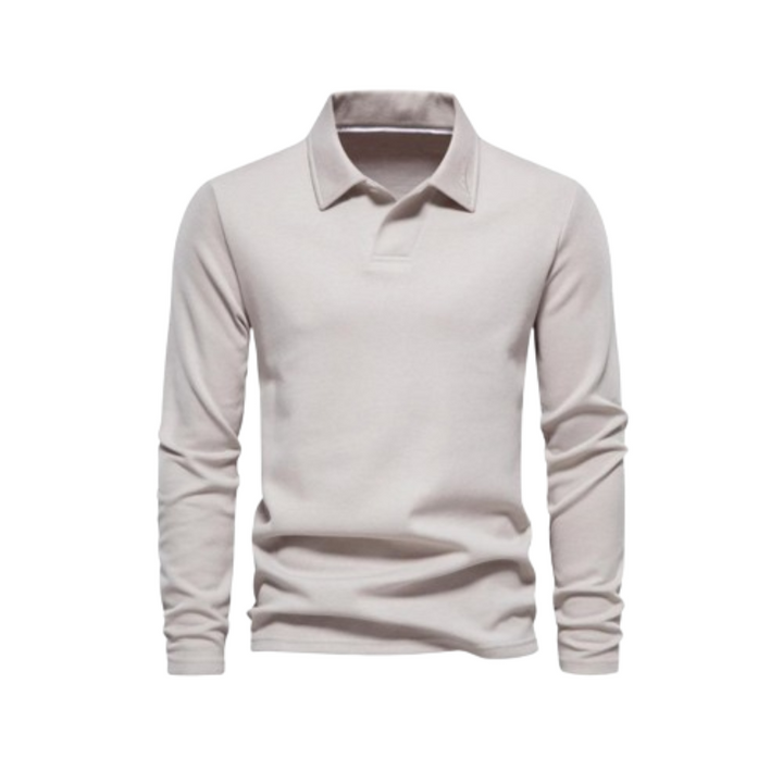 George Polo met Lange Mouwen – Verzorgde Casual Stijl met Premium Comfort