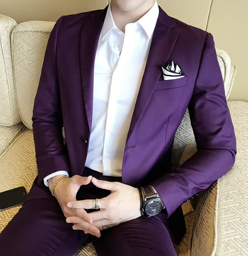 Elric Pak – Modern Slim-Fit Herenpak met Tijdloze Elegantie