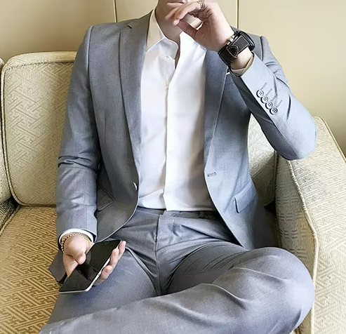 Elric Pak – Modern Slim-Fit Herenpak met Tijdloze Elegantie