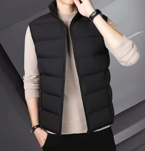 Fendral Bodywarmer – Gewatteerde Herenbodywarmer met Comfortabele Pasvorm en Diepe Ritszakken