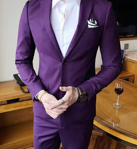 Elric Pak – Modern Slim-Fit Herenpak met Tijdloze Elegantie