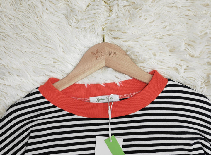 Serenya Gestreepte Trui – Zachte Damestrui met Ademend Materiaal en Tijdloze Look