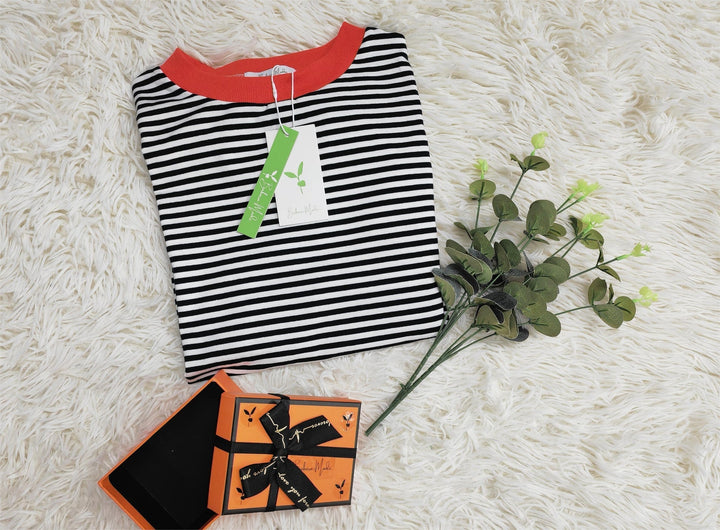 Serenya Gestreepte Trui – Zachte Damestrui met Ademend Materiaal en Tijdloze Look