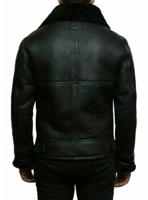 Dirk – Shearling Gevoerde Leren Jas met Tijdloze Klasse