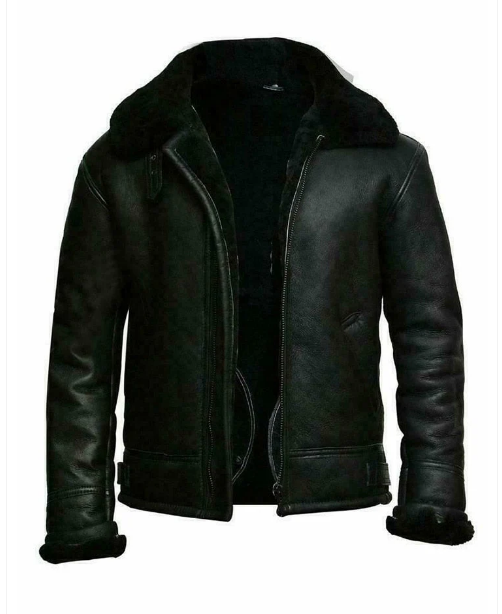 Dirk – Shearling Gevoerde Leren Jas met Tijdloze Klasse