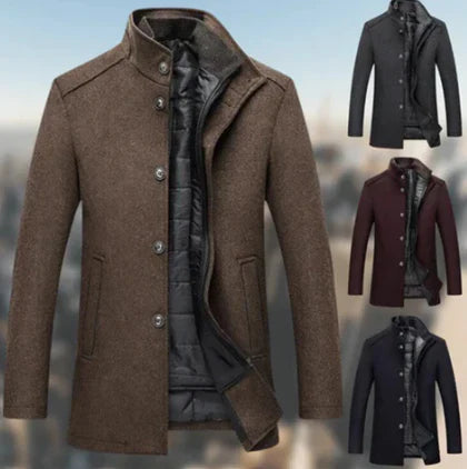 Hadrian Wintermantel – Klassieke Warmte en Tijdloze Elegantie