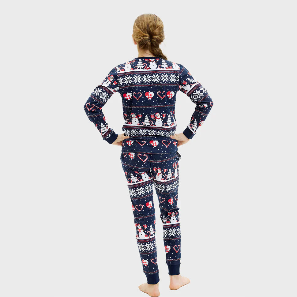Berenice Pyjama-Set – Zachte Kinderpyjama met Feestelijke Print