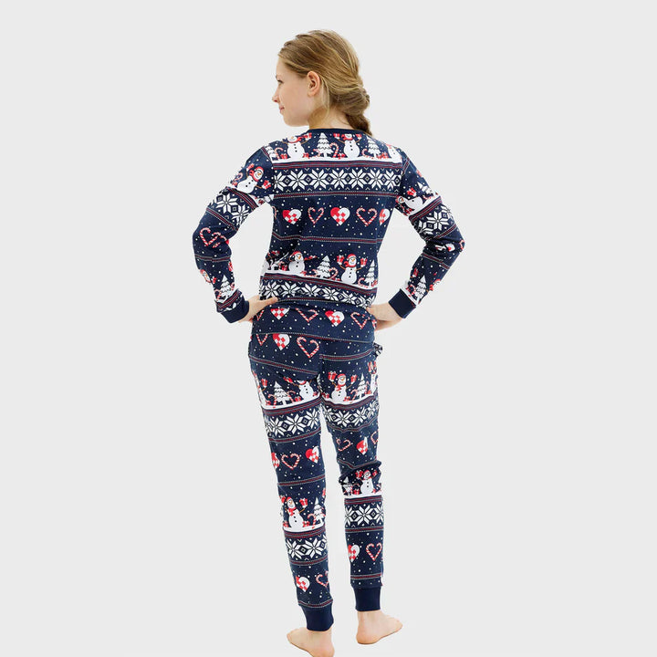 Berenice Pyjama-Set – Zachte Kinderpyjama met Feestelijke Print