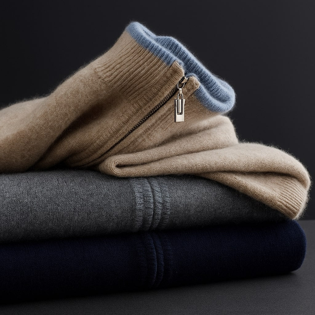 Laurent | Veste en Maille Zippée