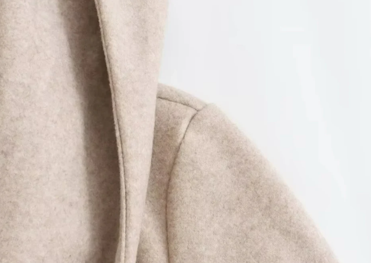 Calytrix Lange Mantel – Elegante Damesmantel met Ceintuur en Capuchon