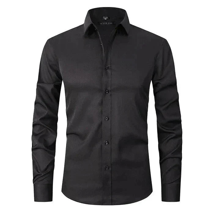 Eliano Wit Heren Overhemd – Slim Fit Dress Shirt van Hoogwaardige Kwaliteit