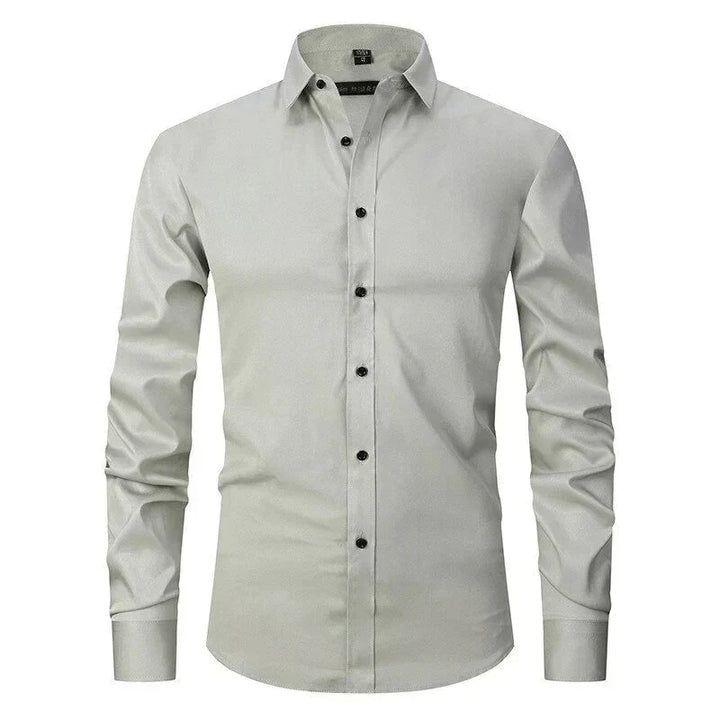 Eliano Wit Heren Overhemd – Slim Fit Dress Shirt van Hoogwaardige Kwaliteit