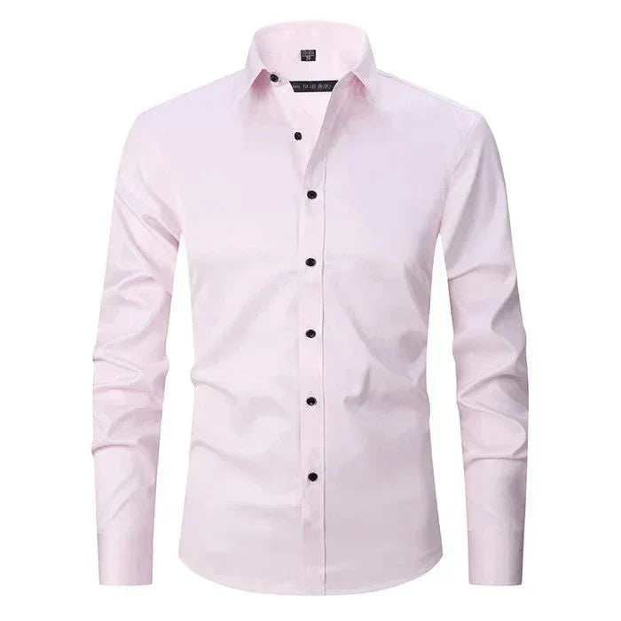 Eliano Wit Heren Overhemd – Slim Fit Dress Shirt van Hoogwaardige Kwaliteit
