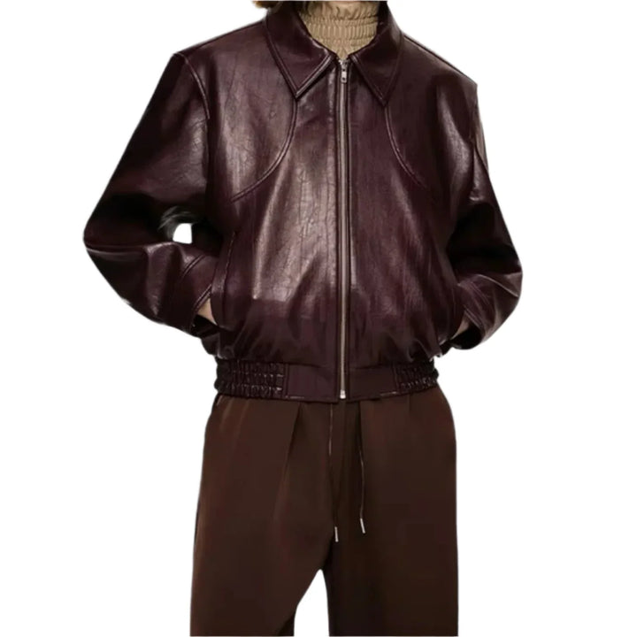 Corvin Vintage Leren Jas – Tijdloze Herenjas met Luxe Afwerking